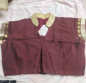 Maroon Like Cotton Saree