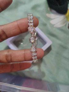 Elegant Rhinestone Charm Bracelet