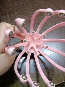 Pink Scalp Massager