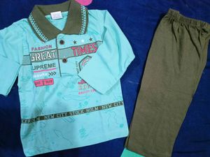 Unused Tshirt And Pant Set