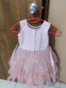 Adorable Peach Tulle Party Dress