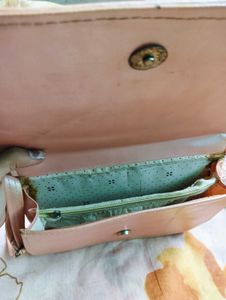 Pink Studded Crossbody Bag