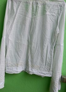 Embroidered Cotton Kurta