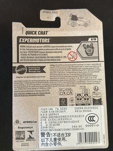 Hot Wheels 2025 Quick Chat – International Card