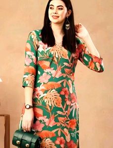 Floral print Kurta And Bottom Set