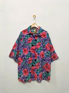Unisex Floral Print Shirt