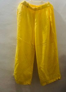 Yellow Embroidered Kurta