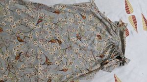 Printed halter neck top