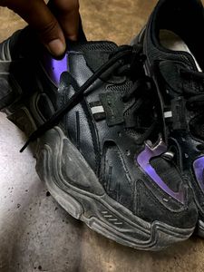 Black Chunky Sneakers