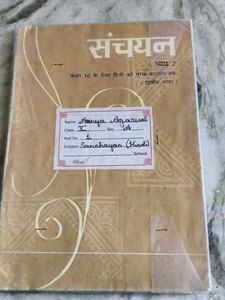 Sanchayan Bhag 2 Hindi Textbook and First Flight c