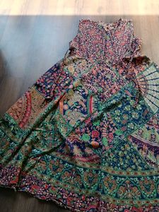 Bohemian Print Sleeveless Dress