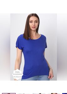 ONLY Casual Regular Sleeves SolidWomen Blue Top