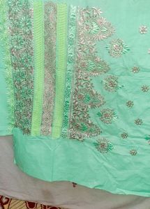 Embroidered Punjabi patyala suit