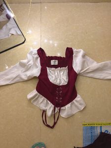 Chic Lace-Up Corset Top