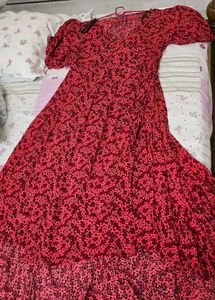 Red High Low Gown From Westside