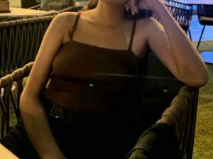 Brownish Green Spaghetti Strap Tank Top