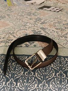 Stylish Brown Leather Belt
