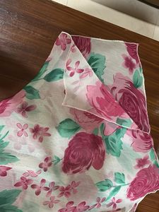 Whimsy Chiffon Floral Print Blouse