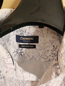 Men's Floral Print Long Sleeve Shirt