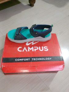 Campus Teal &amp; Blue Sports Sandals