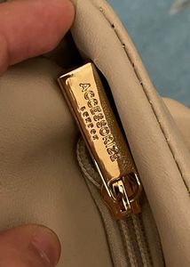 Accessorize London Cream Pleated Shoulder Bag