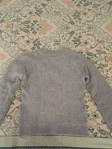 Chic Grey Button-Up Cardigan