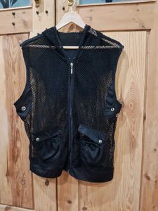 Sleeveless Black Vest