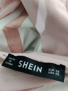 Shein Peach Casual Crop Top (Women)