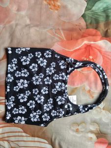 Floral Print Halter Neck Crop Top51