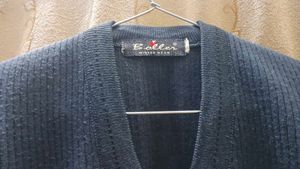 Vintage Knit V-Neck Sweater