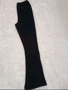 Ribbed Navy Flare Pants