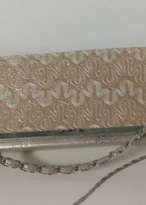 Sparkling Chain Clutch Bag