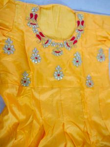 Indian Yellow and Red Dress