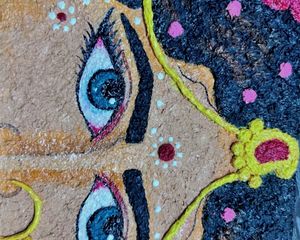Tissue Hand-painted Radha Art 🖼️