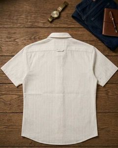 Men's Striped Short Sleeve Shirt