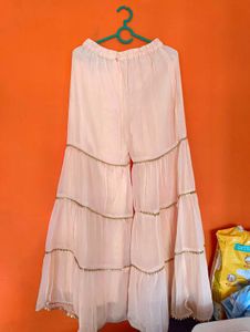 Embroidered sharara set with Dupatta