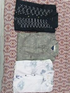 Men's Printed shirt Set - 3 Pieces