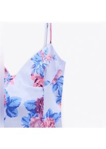Zara Limited Edition Floral CorsetStyle Mini Dress