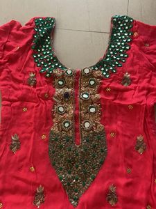 Embellished Kurta Set with Dupatta