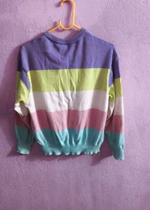 Pastel Malibu Sweater And White high Neck Sweate