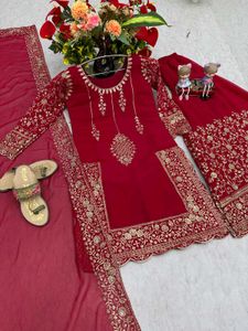 New Designer Party Wear Suit Palazzo Pair