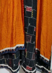 Orange Anarkali Long Kurti For Girl Or Women