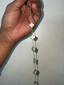 Elegant Clover Charm Bracelet