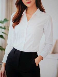 White Formal Shirt for Women – Size: L
