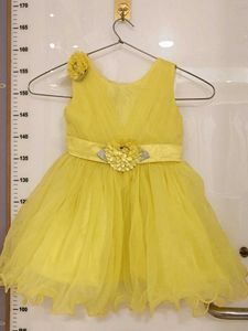 Beautiful Yellow Baby Girl Dress