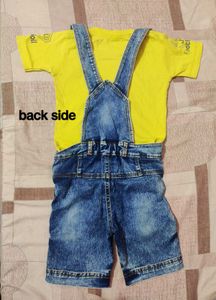 Cute Boy's Outfit - Dungree