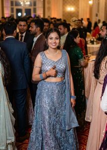 Stunning Grey Lehenga Choli Set
