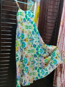 Colorful Floral Print Sundress