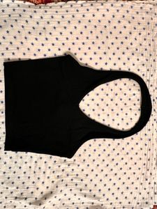 Black Halter Top