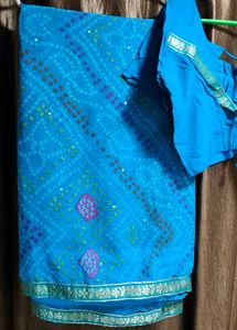 New Bhandni Saree With Blouse